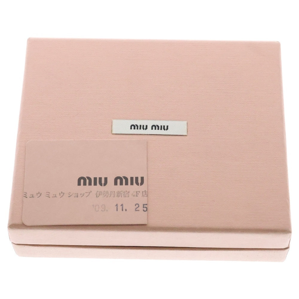 miumiu(ミュウミュウ) Bijou Earring ビジュー イヤリング ブラック レディース