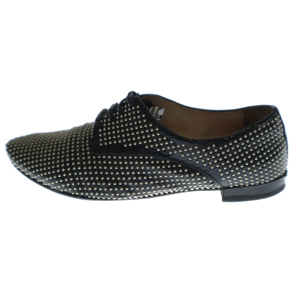 miumiu(ミュウミュウ) Studded Loafers スタッズ レザードレスシューズ 34 1/2 ブラック レディース