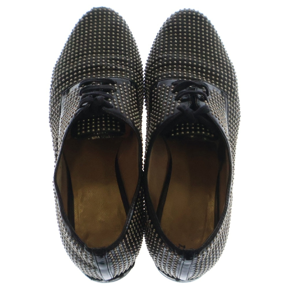 miumiu(ミュウミュウ) Studded Loafers スタッズ レザードレスシューズ 34 1/2 ブラック レディース