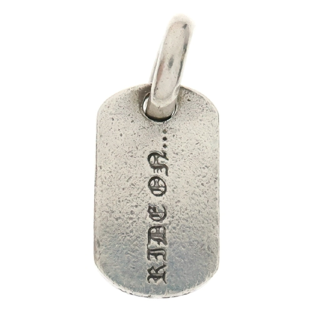 CHROME HEARTS(クロムハーツ) DT TNY RS3 RS3クロスタイニードッグタグ ペンダントトップ シルバー