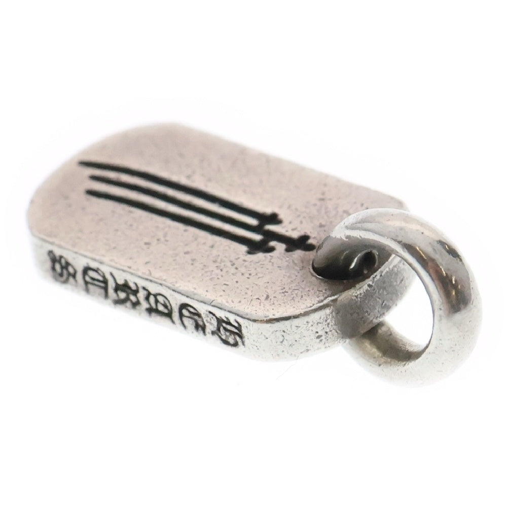 CHROME HEARTS(クロムハーツ) DT TNY RS3 RS3クロスタイニードッグタグ ペンダントトップ シルバー