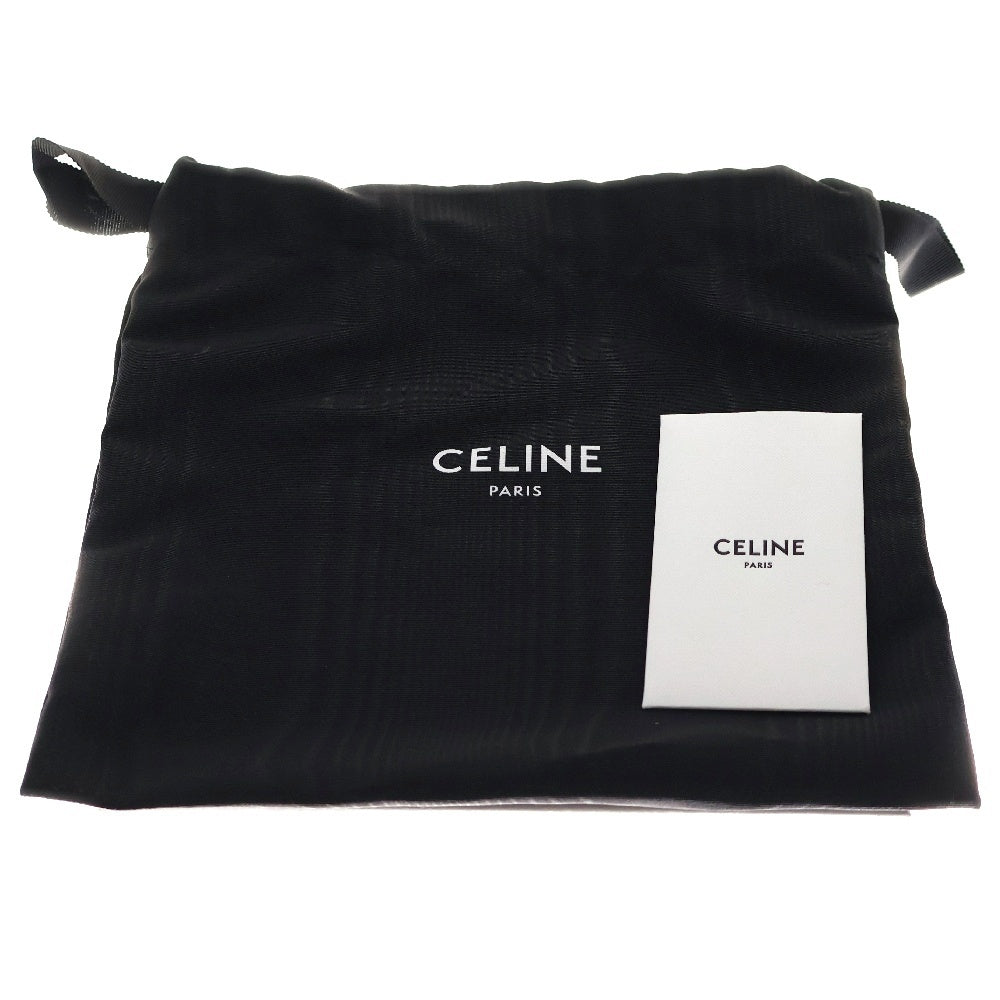 CELINE(セリーヌ) Triomphe トリオンフ レザーショルダーバッグ ミニバッグ ブラック 10I51 3DPV