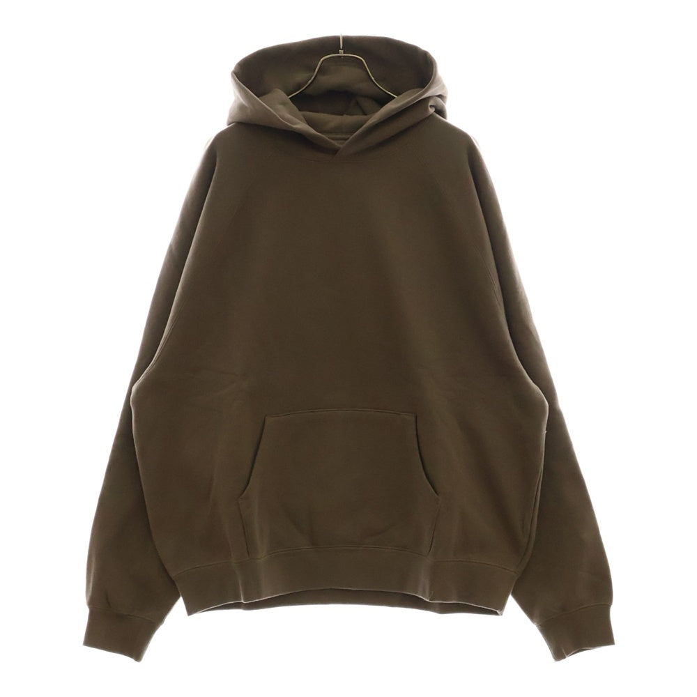 FEAR OF GOD ESSENTIALS(フィアオブゴッド エッセンシャルズ) HOODIE バックラバーロゴ プルオーバースウェットパーカー フーディー ブラウン