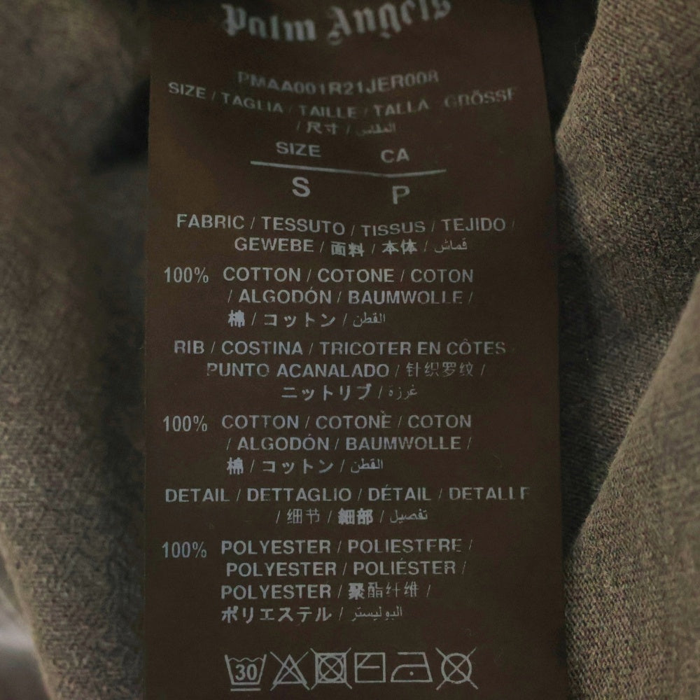 Palm Angels(パームエンジェルス) アーチロゴ 半袖Tシャツ カットソー グレー PMAA001R21JER008