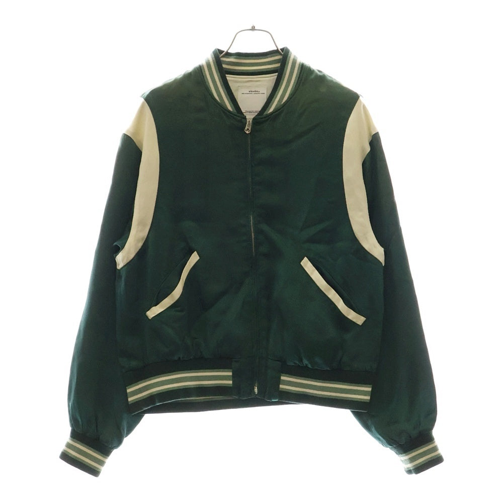 VISVIM(ヴィスヴィム) 23SS DOUGLAS STADIUM JKT ダグラススタジアムジャケット レーヨンサテンスタジャン 0123105013018 グリーン