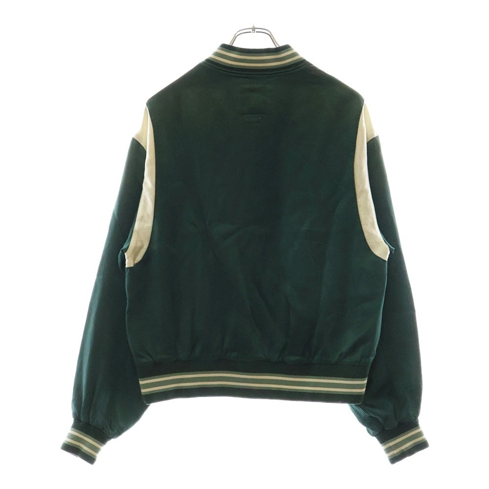 VISVIM(ヴィスヴィム) 23SS DOUGLAS STADIUM JKT ダグラススタジアムジャケット レーヨンサテンスタジャン 0123105013018 グリーン