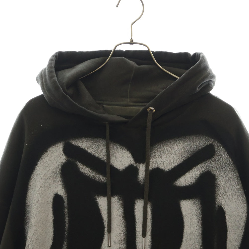 GIVENCHY(ジバンシィ) ドッグプリント プルオーバーパーカー フーディー グレー BMJ0DX3Y69