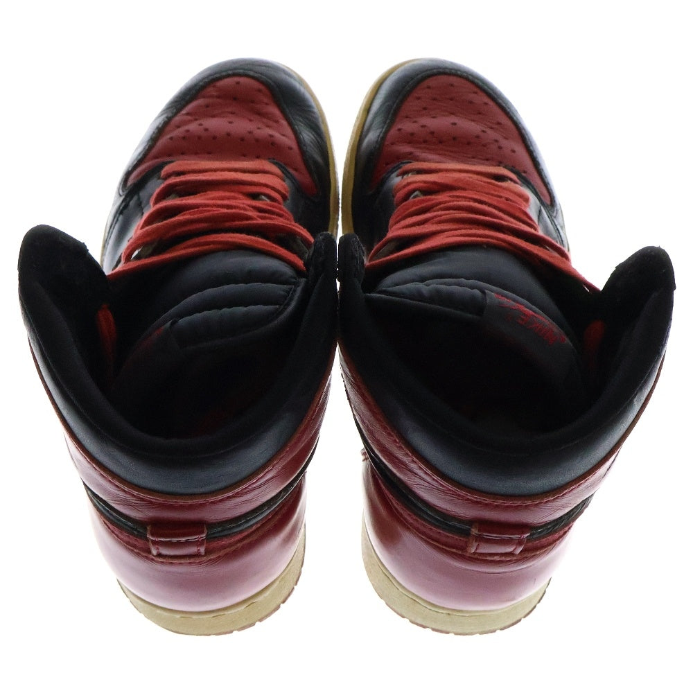 NIKE(ナイキ) 観賞用 Air Jordan 1 High Bred 1994 エアジョーダン1 ブレッド ハイカットスニーカー 94年製 US7/25cm 130207-061 ブラック/レッド