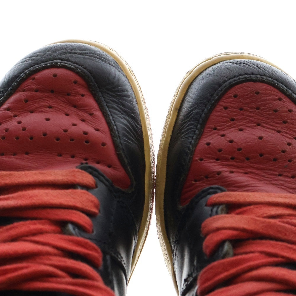 NIKE(ナイキ) 観賞用 Air Jordan 1 High Bred 1994 エアジョーダン1 ブレッド ハイカットスニーカー 94年製 US7/25cm 130207-061 ブラック/レッド