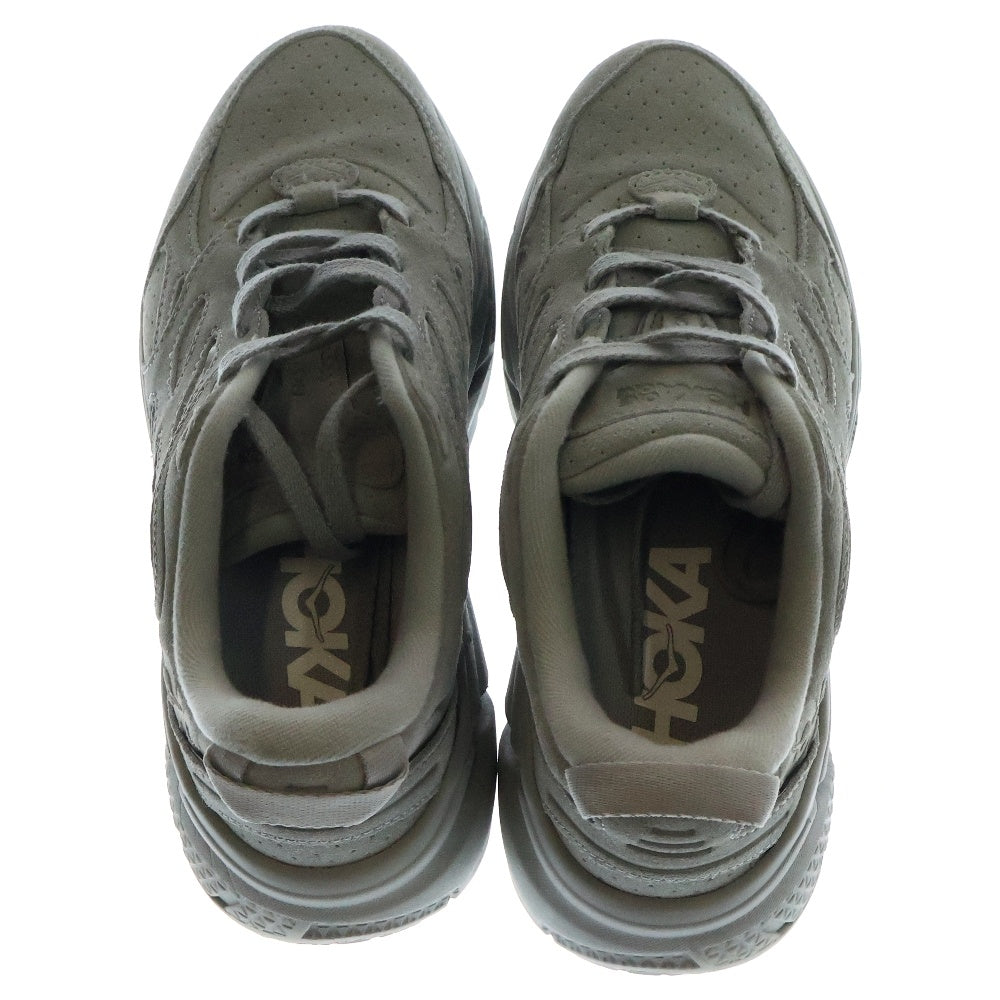 HOKA ONE ONE(ホカオネオネ) CLIFTON L SUEDE クリフトン L スエードローカットスニーカー シューズ グレー 1122571 US7/24.0cm