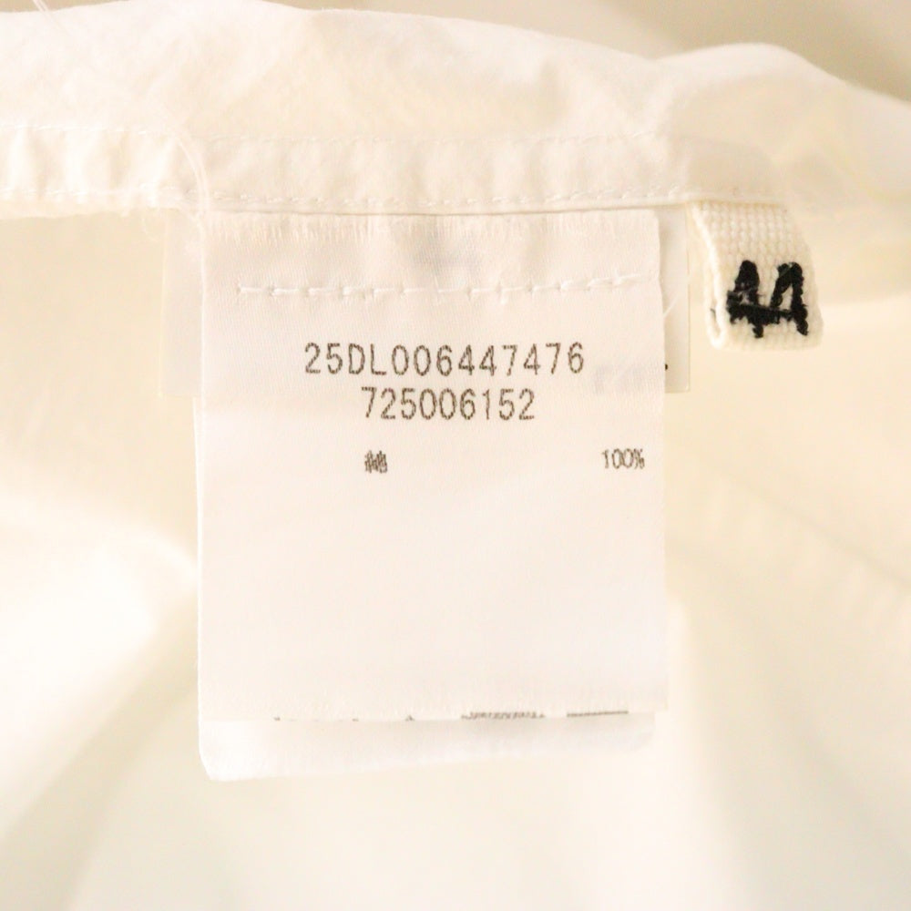 MARNI(マルニ) L/S Coller Less Shirt カラーレス 長袖シャツ ホワイト JUMU0010QW
