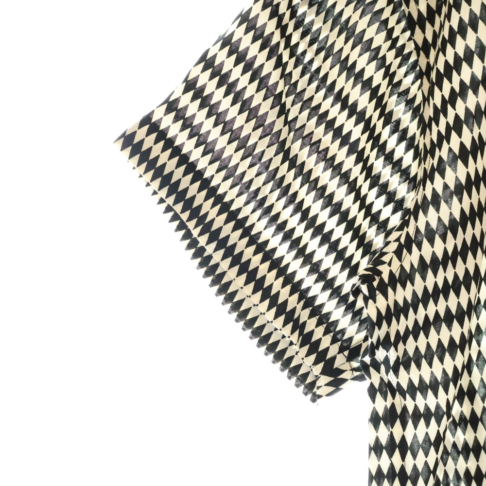 CELINE(セリーヌ) 21SS Micro Harleyqueen Hawaiian Shirt マイクロハーレークイーン 総柄 オープンカラー 半袖シャツ ホワイト 2C604968N