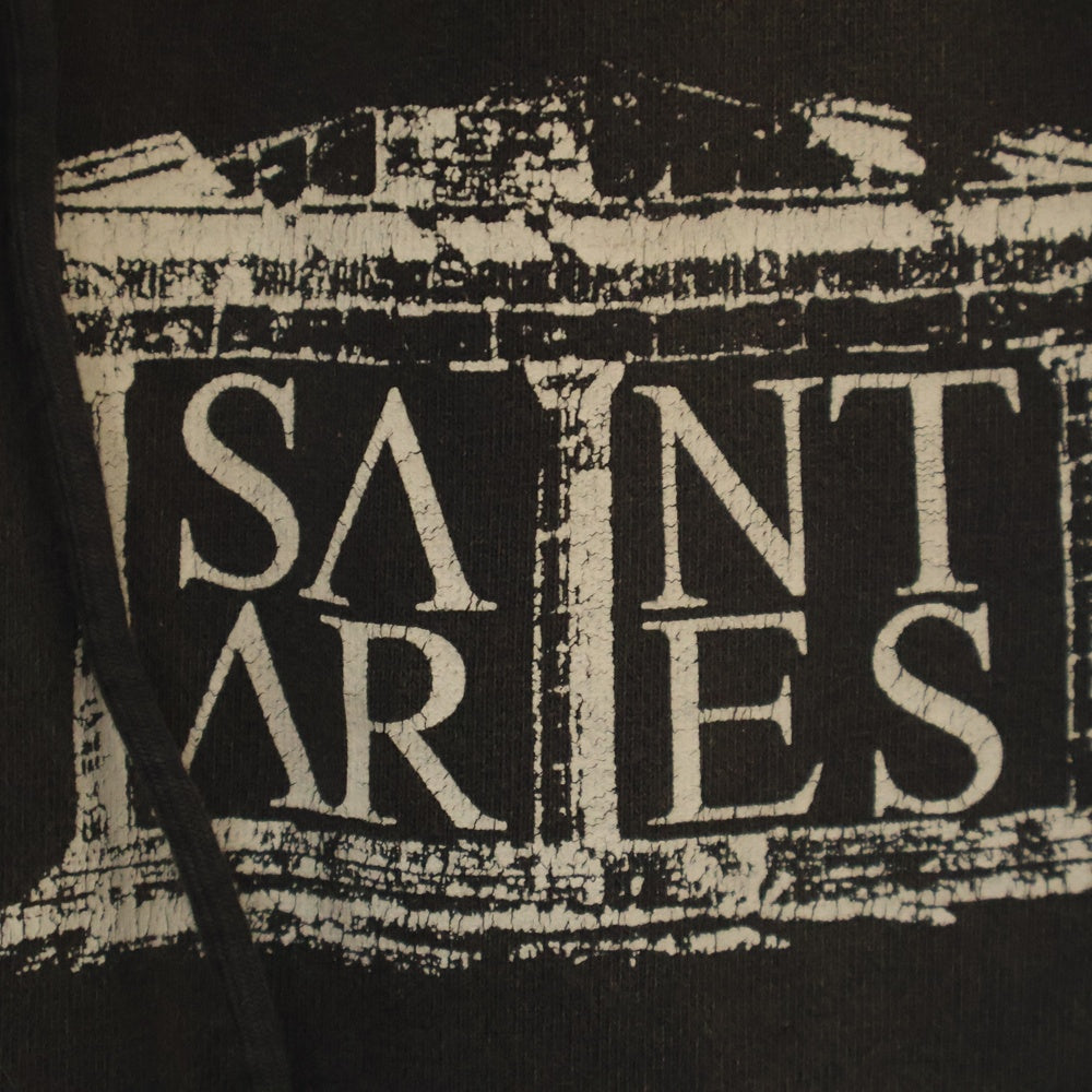 SAINT MICHAEL(セントマイケル) 22SS ×ARIES ARS SWT PNT ST ARIES アリーズ ダメージ加工スウェットパンツ グレー SM-A23-0000-C04
