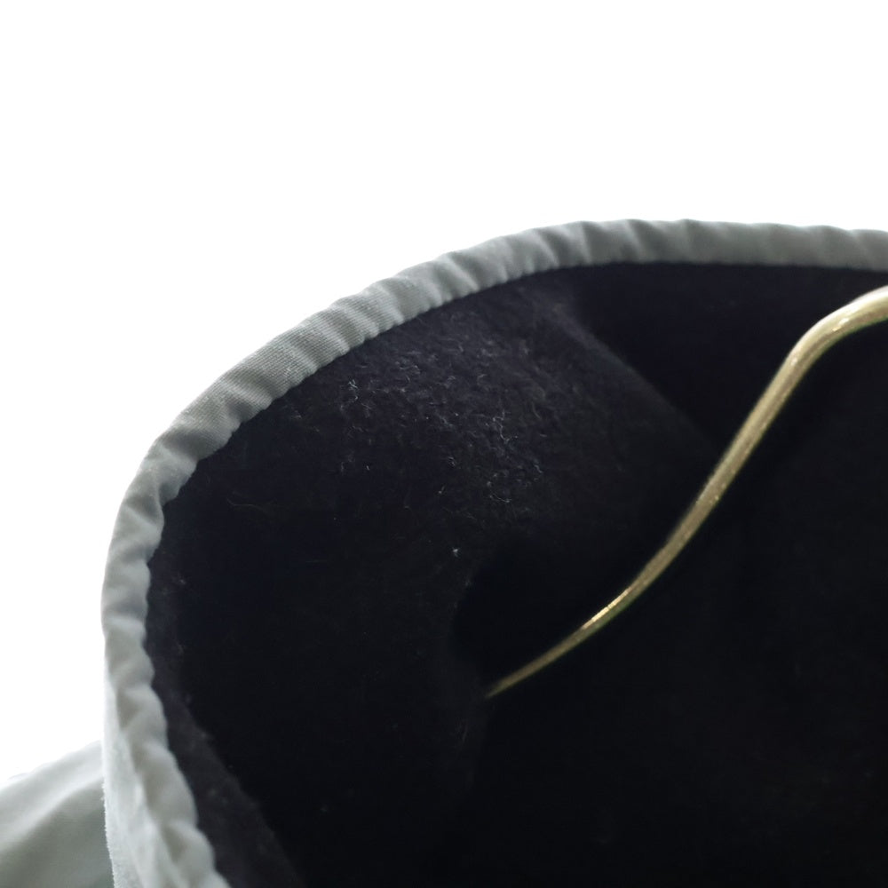 The Ennoy Professional(エンノイプロフェッショナル) 23AW スタイリスト私物 Nylon Padded Jacket ロゴ刺繍 ナイロン ジップアップジャケット グレー AW23BRENJK03LP