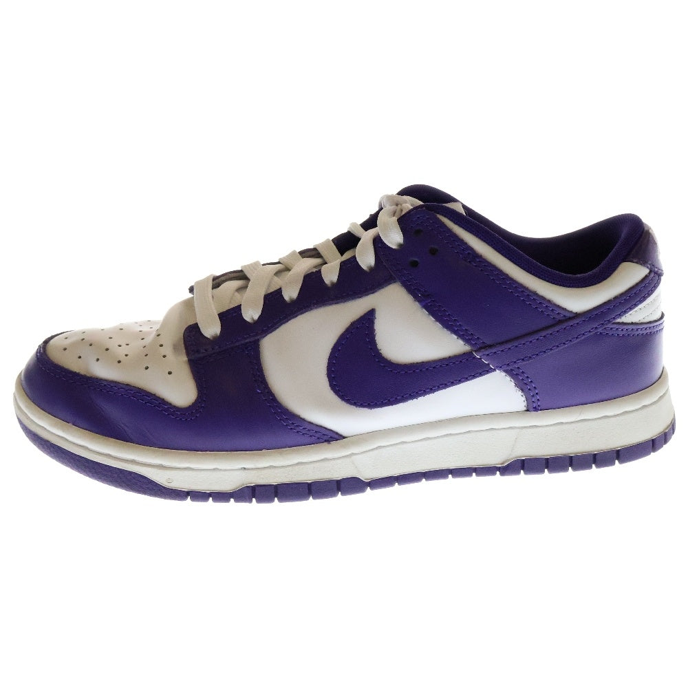 NIKE(ナイキ) DUNK LOW RETRO COURT PURPLE ダンク ロー レトロ コートパープル ローカットスニーカー ホワイト/パープル US8.5/26.5cm DD1391-104