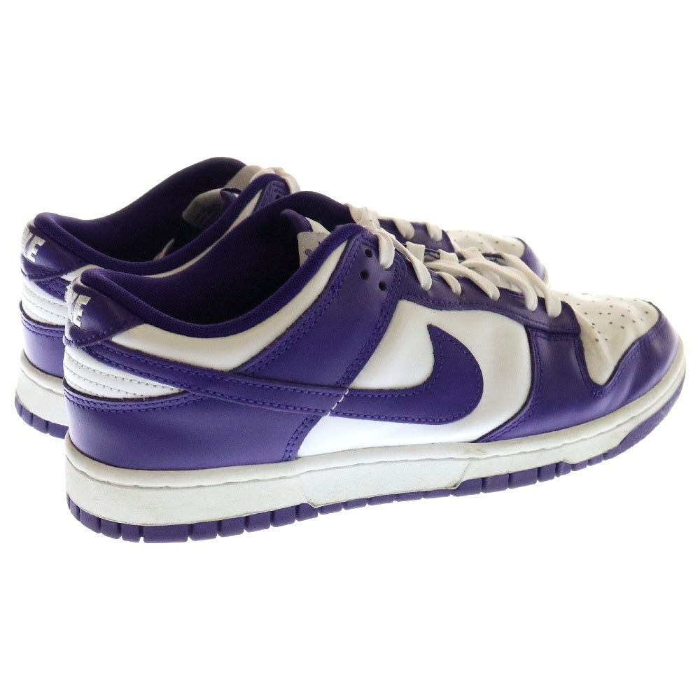 NIKE(ナイキ) DUNK LOW RETRO COURT PURPLE ダンク ロー レトロ コートパープル ローカットスニーカー ホワイト/パープル US8.5/26.5cm DD1391-104
