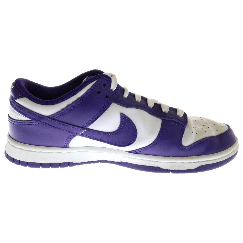 NIKE(ナイキ) DUNK LOW RETRO COURT PURPLE ダンク ロー レトロ コートパープル ローカットスニーカー ホワイト/パープル US8.5/26.5cm DD1391-104