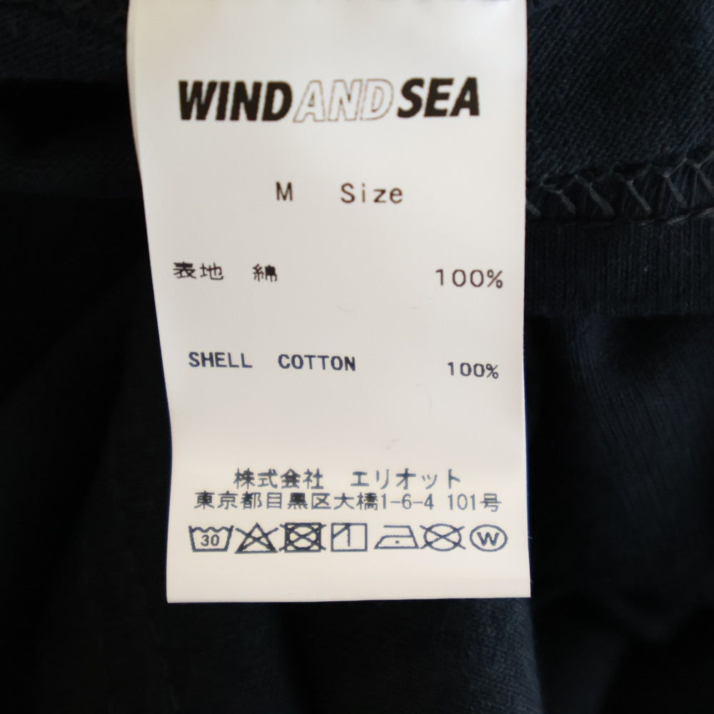GOD SELECTION XXX(ゴッドセレクショントリプルエックス) 20SS ×WIND AND SEA ウィンド アンド シー フロントロゴ 半袖Tシャツ ホワイト GX-S20-WSST-01