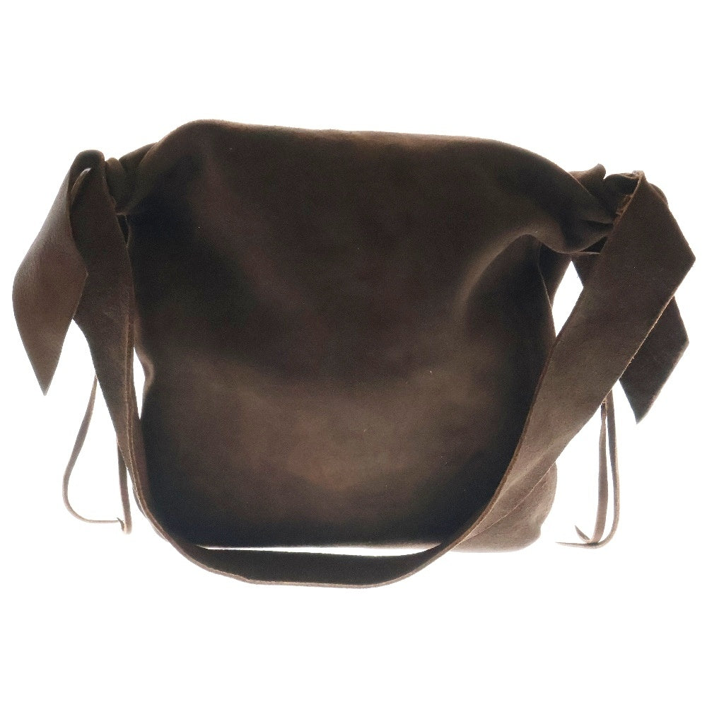 goro's(ゴローズ) Deer Skin Bag ディアスキンバッグ ポーチ付 ショルダーバッグ ブラウン