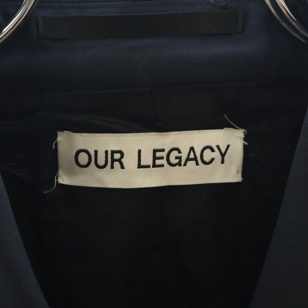 OUR LEGACY(アワーレガシー) WOOL CARP BLAZER サマーウール ブレザー ブルゾン ネイビー M2230CP