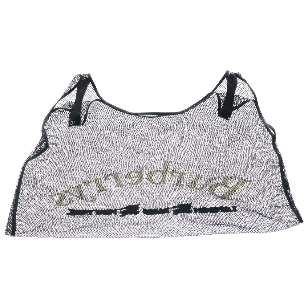 BURBERRYS(バーバリーズ) Logo Mesh Net Back ロゴメッシュバッグ ブラック