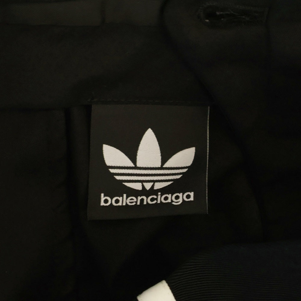 BALENCIAGA(バレンシアガ) 23SS ×adidas アディダス サイドスリーストライプワイドスラックス ワイドパンツ 725584 TIO48