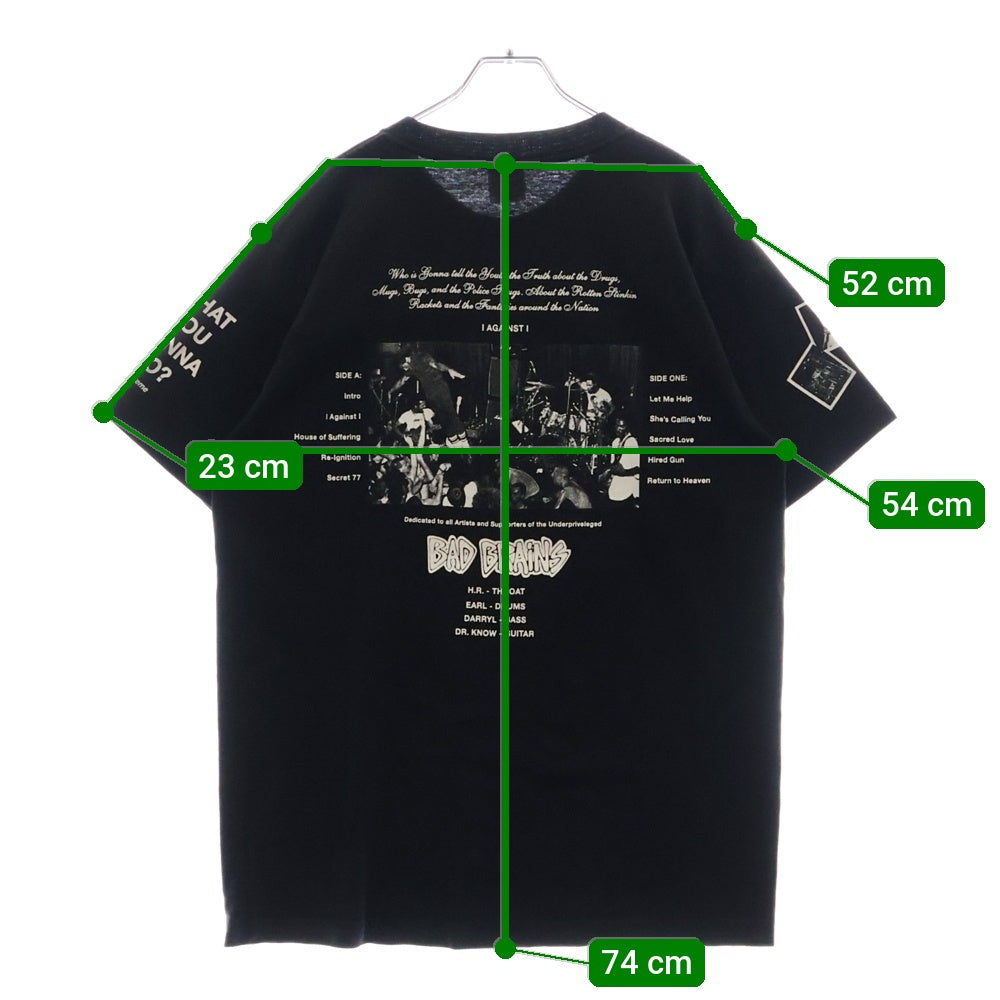 SUPREME(シュプリーム) 08SS Bad Brains Tee バッドブレインズ 半袖Tシャツ ブラック
