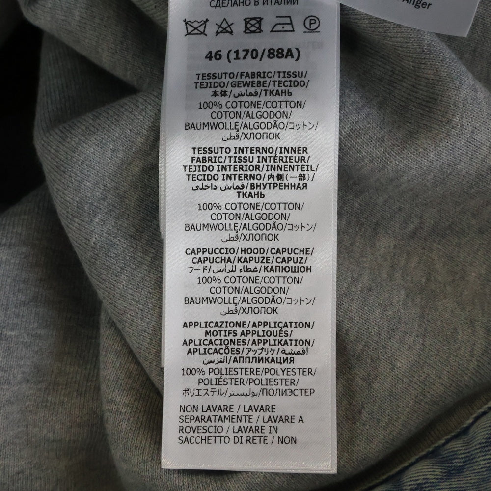 GUCCI(グッチ) 22SS Hollywood Babylon Denim Hoodie Vest ハリウッドバビロン デニムフーディベスト ブルー/グレー 697042 XDB0U