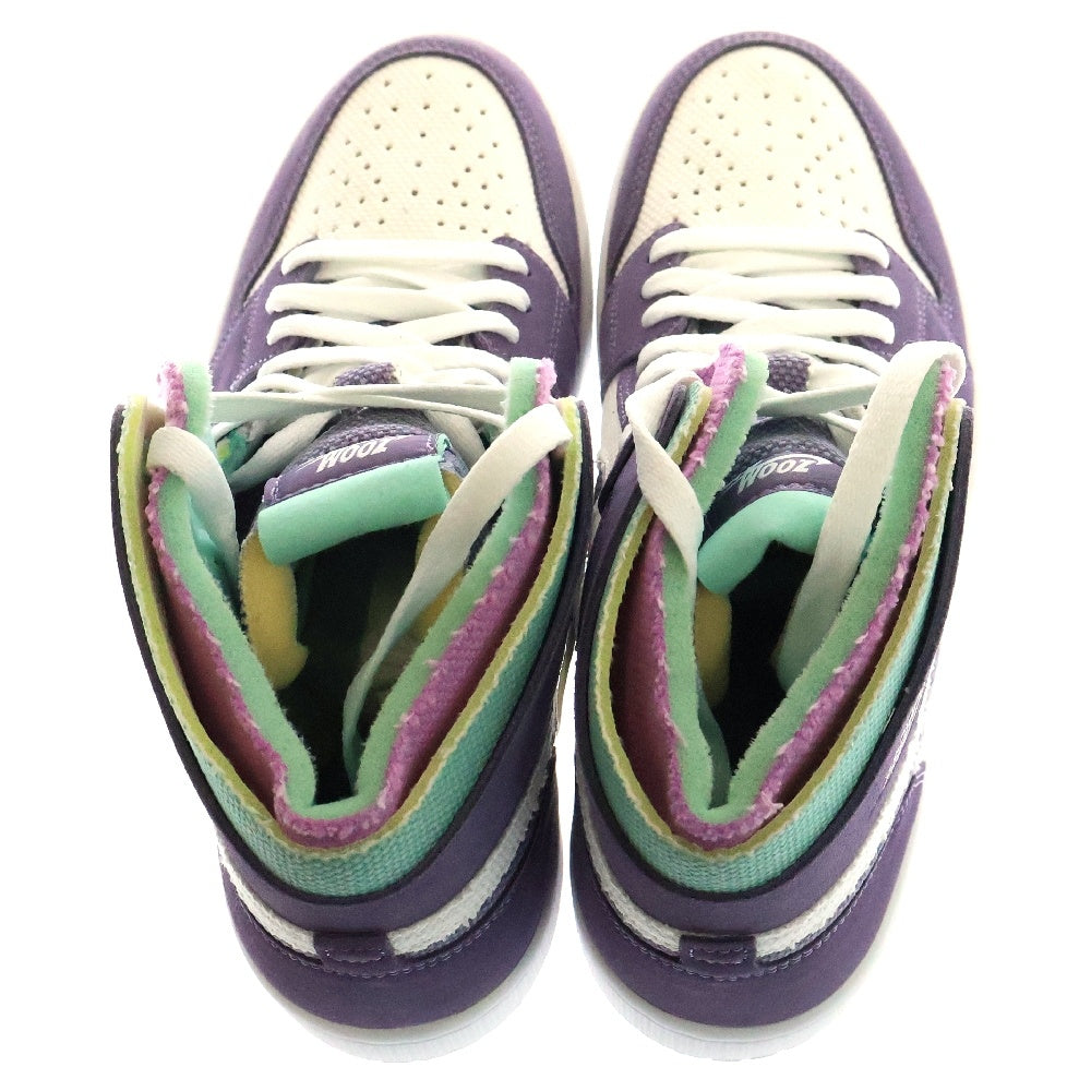 NIKE(ナイキ) AIR JORDAN 1 HIGH ZOOM AIR COMFORT エアジョーダン1 ハイ ズーム エア コンフォート ハイカットスニーカー ホワイト/パープル US9/27cm CT0978-150