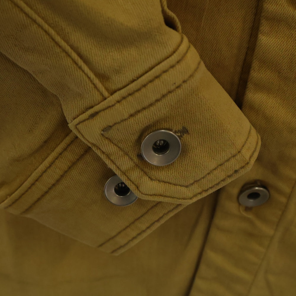DRKSHDW(ダークシャドウ) 24SS OUTERSHIRT コーティング アウターシャツ シャツジャケット ベージュ DU01D1296-SCF