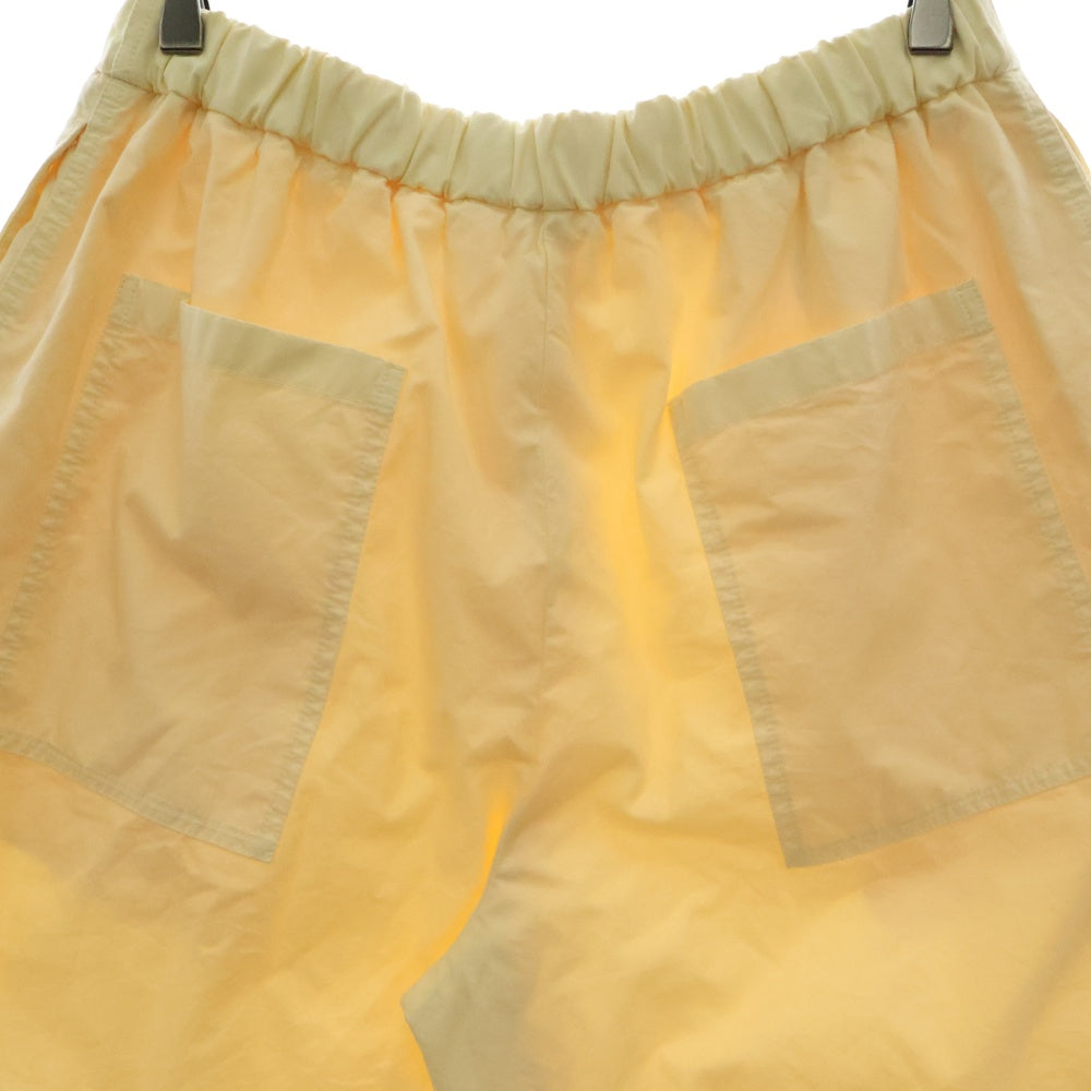 JIL SANDER +(ジルサンダープラス) High Waist Knee Length Shorts ハーフパンツ ショーツ アイボリー JPUU311205MU243100A