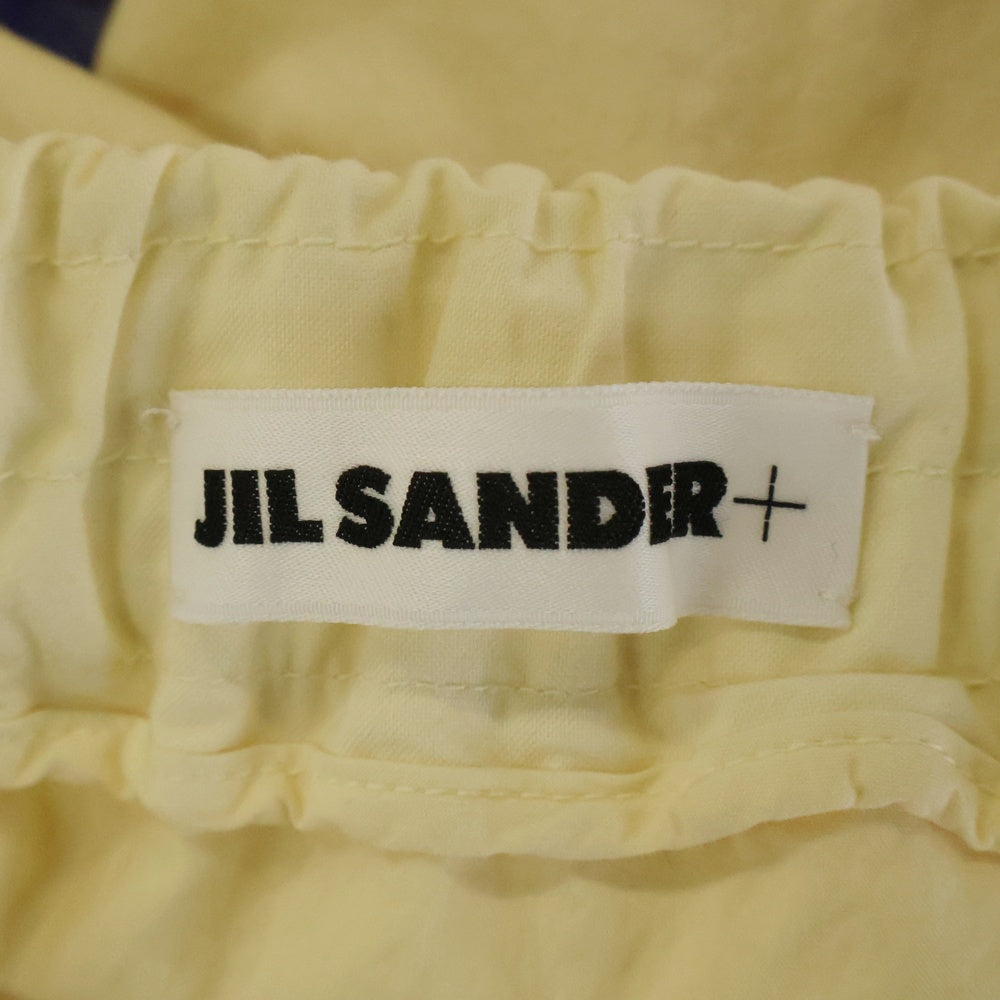JIL SANDER +(ジルサンダープラス) High Waist Knee Length Shorts ハーフパンツ ショーツ アイボリー JPUU311205MU243100A