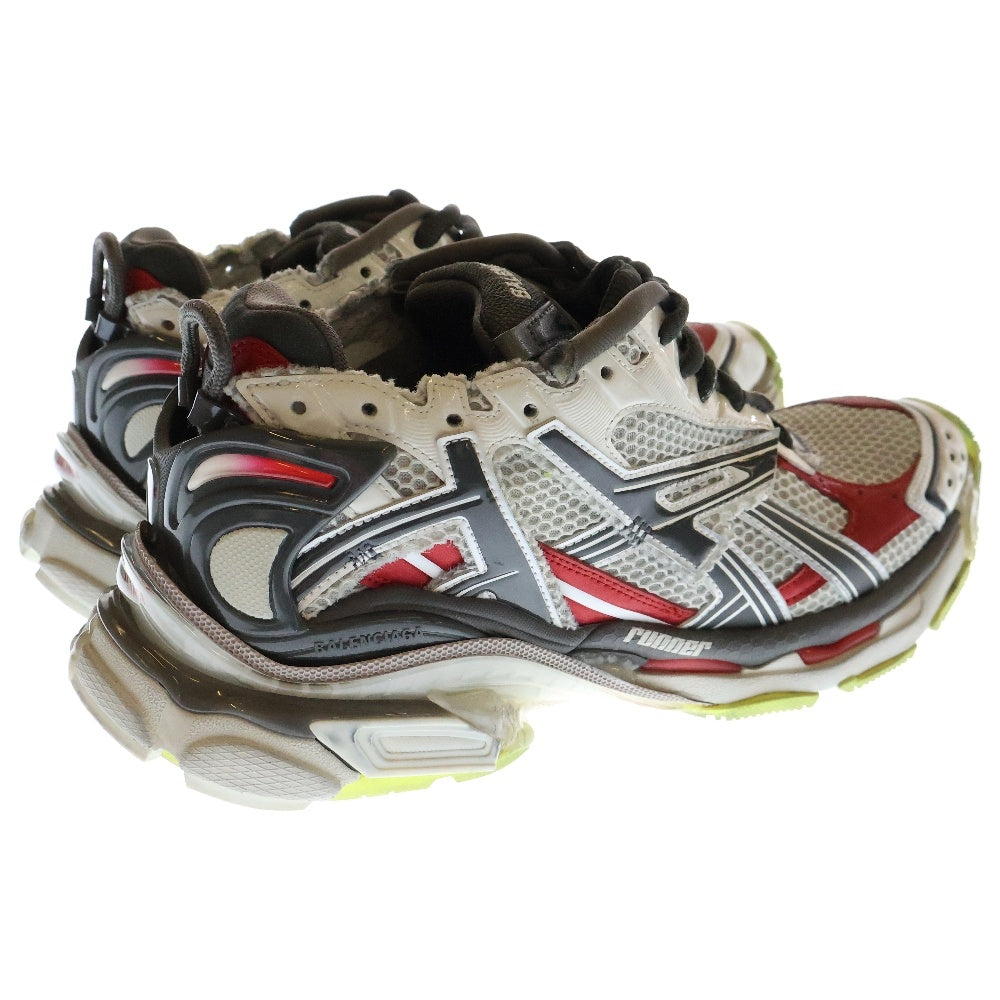 BALENCIAGA(バレンシアガ) RUNNER SNEAKER ランナー ダメージ加工 ローカットスニーカー グレー 677403