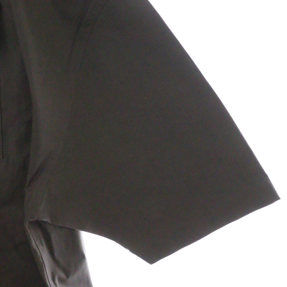 Rick Owens(リックオウエンス) 24SS MAGNUM TOMMY SHIRT マグナムトミー 半袖シャツ ブラウン RU01D3298-TE