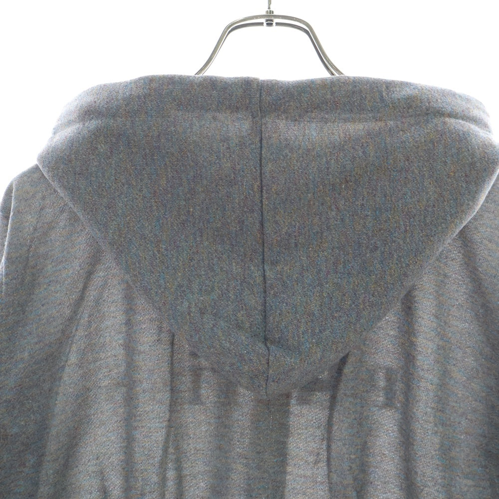DINOWORKS(ディノワークス) PORIS SHINE HOODIE ジップアップフーディー パーカー ラメ加工 グレー レディース