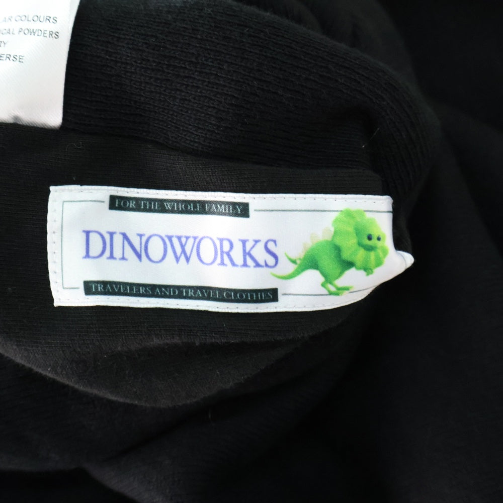 DINOWORKS(ディノワークス) NEW EGG FOODIE ニューエッグ フーディー パーカー ブラック