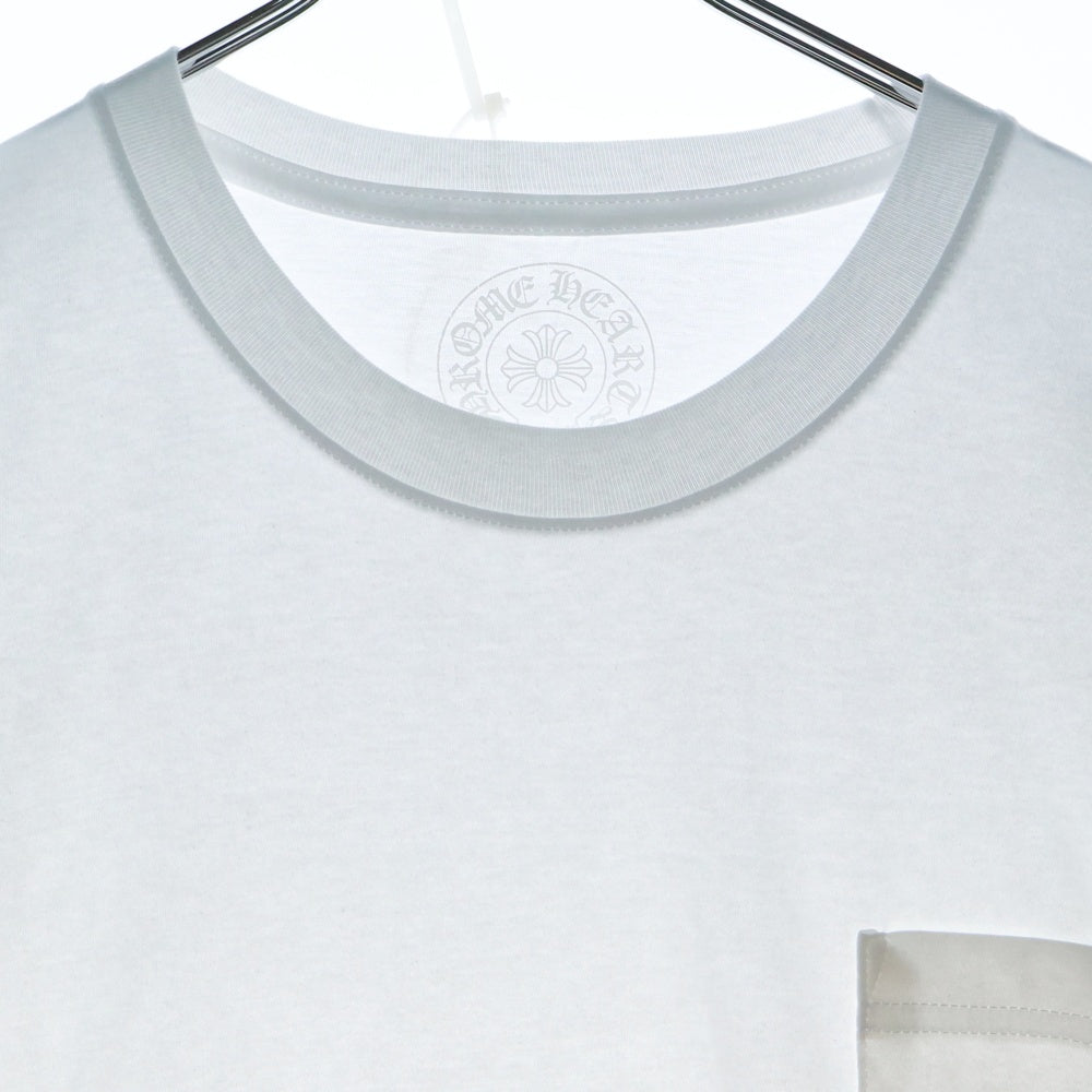 CHROME HEARTS(クロムハーツ) Miami Horseshoe S/S Tee マイアミ限定 バック ホースシュー クルーネック半袖Tシャツカットソー ホワイト