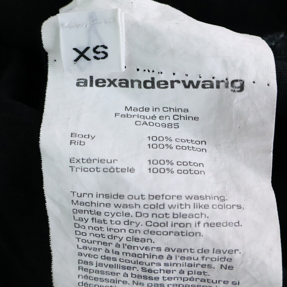 ALEXANDER WANG(アレキサンダーワン) Logo T-Shirt 半袖Tシャツ ブラック