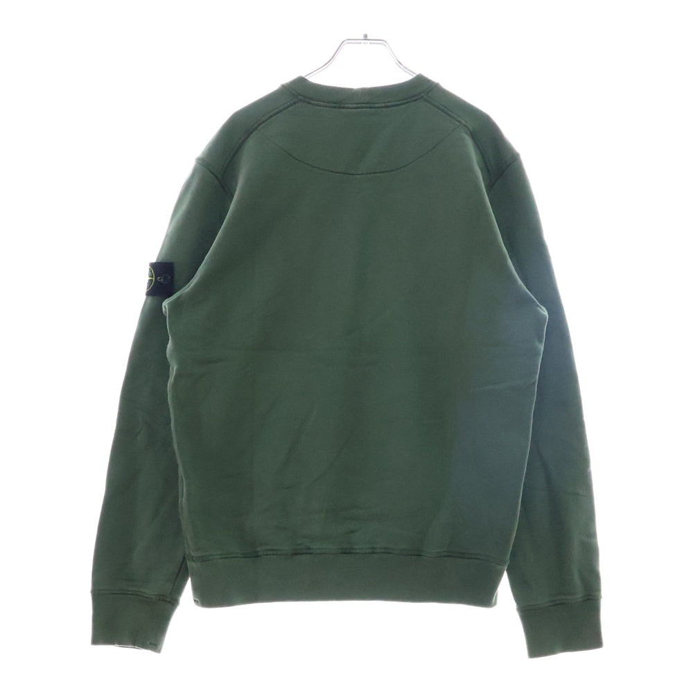 STONE ISLAND(ストーンアイランド) Sweatshirt ロゴワッペン クルーネックスウェットトレーナー カーキ 751563020