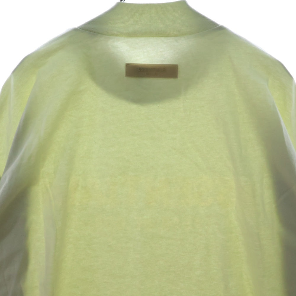 FEAR OF GOD ESSENTIALS(フィアオブゴッド エッセンシャルズ) L/S T-SHIRT ラバーロゴ 長袖Tシャツ ロンT クリーム