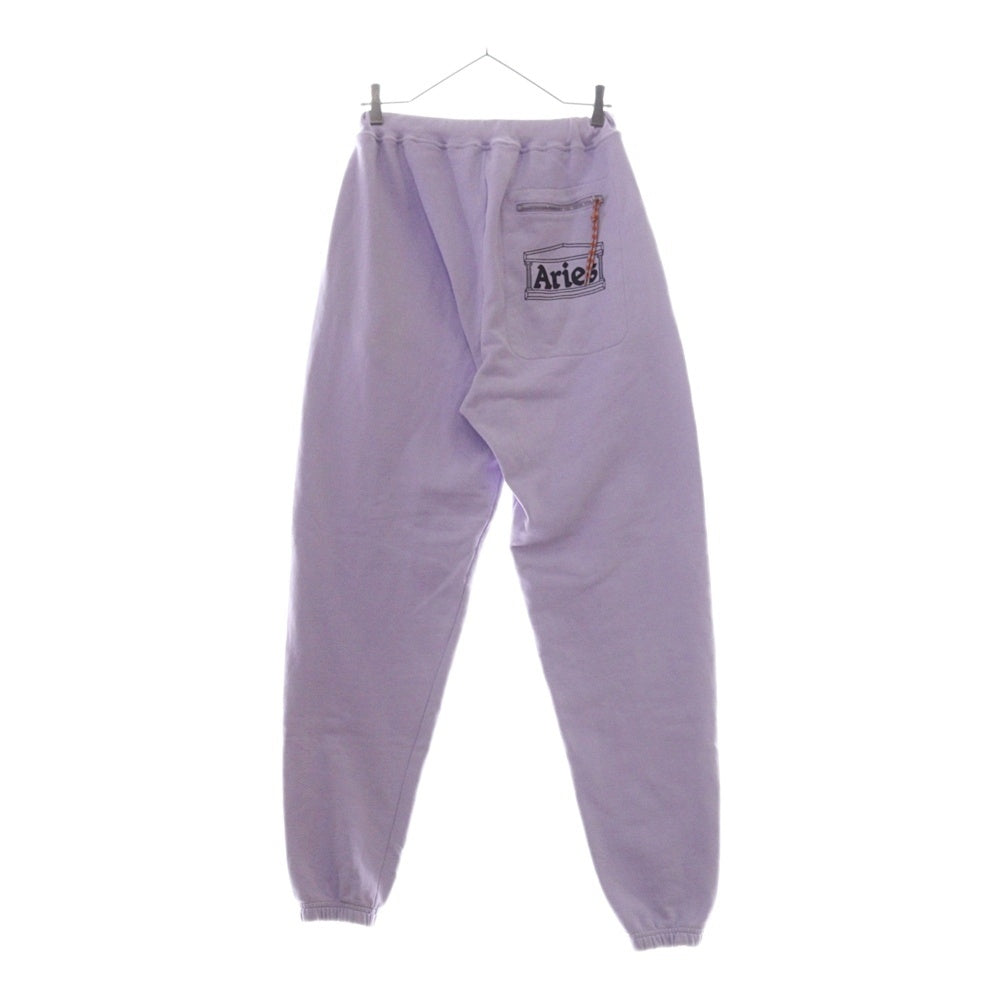 Aries(アリエス) Premium Temple Track Pants プレミアムテンプルトラックパンツ バックジップポケットスウェットパンツ SSAR30000 パープル
