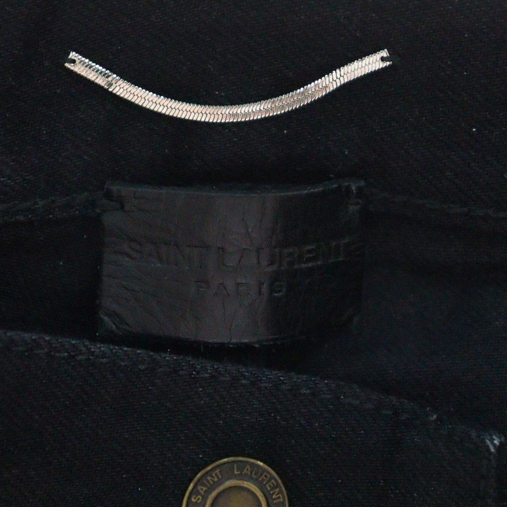 SAINT LAURENT PARIS(サンローランパリ) D14 Slim Skinny Low Waist Denim スリムスキニーローウエストデニムパンツ 505757YJ805 ブラック