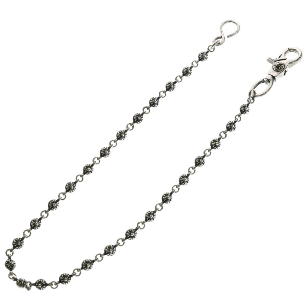 CHROME HEARTS(クロムハーツ) 1BALL LONG-S/1クリップロング#1クロスボール ウォレットチェーン シルバー BCA384