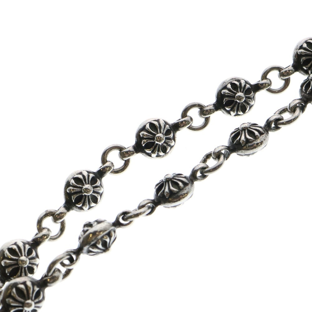 CHROME HEARTS(クロムハーツ) 1BALL LONG-S/1クリップロング#1クロスボール ウォレットチェーン シルバー BCA384