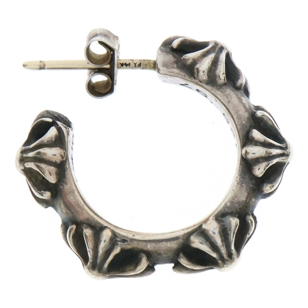 CHROME HEARTS(クロムハーツ) HOOP CROSS クロスバンド フープピアス シルバー BCA100