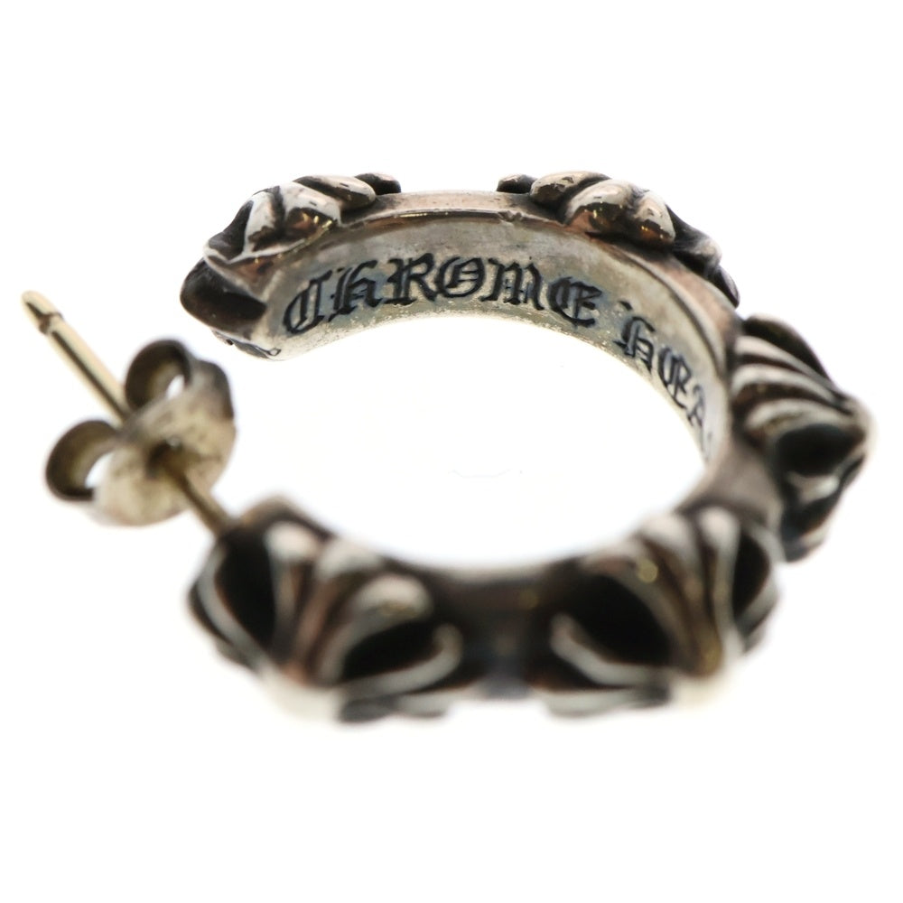 CHROME HEARTS(クロムハーツ) HOOP CROSS クロスバンド フープピアス シルバー BCA100