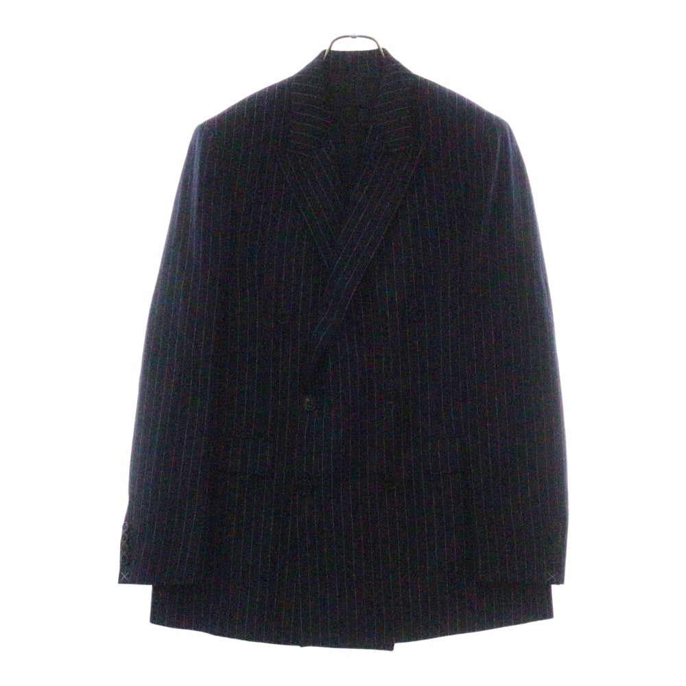 CELINE(セリーヌ) Classic Tailored Jacket 6B ストライプダブルブレストテーラードジャケット 2V16H399U ネイビー