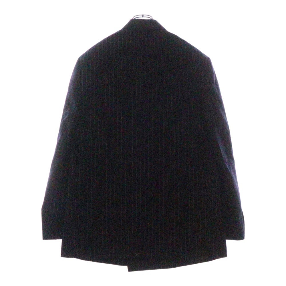 CELINE(セリーヌ) Classic Tailored Jacket 6B ストライプダブルブレストテーラードジャケット 2V16H399U ネイビー