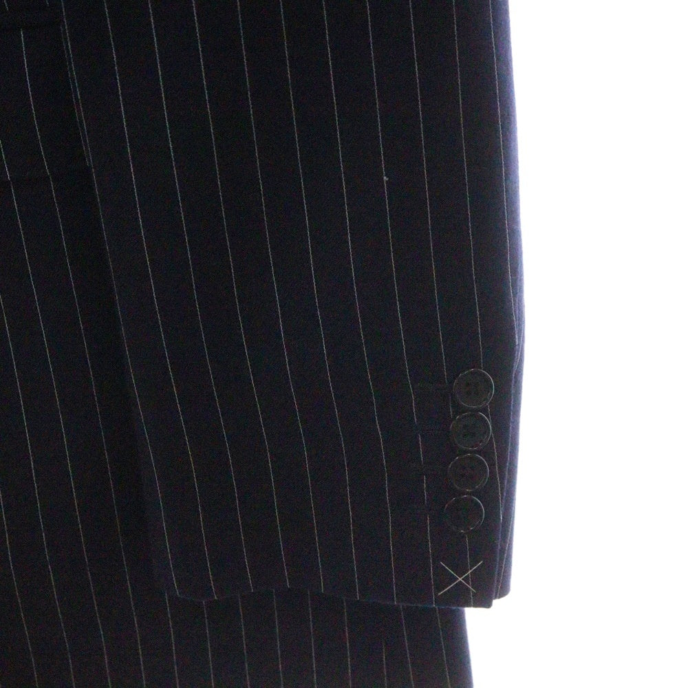 CELINE(セリーヌ) Classic Tailored Jacket 6B ストライプダブルブレストテーラードジャケット 2V16H399U ネイビー