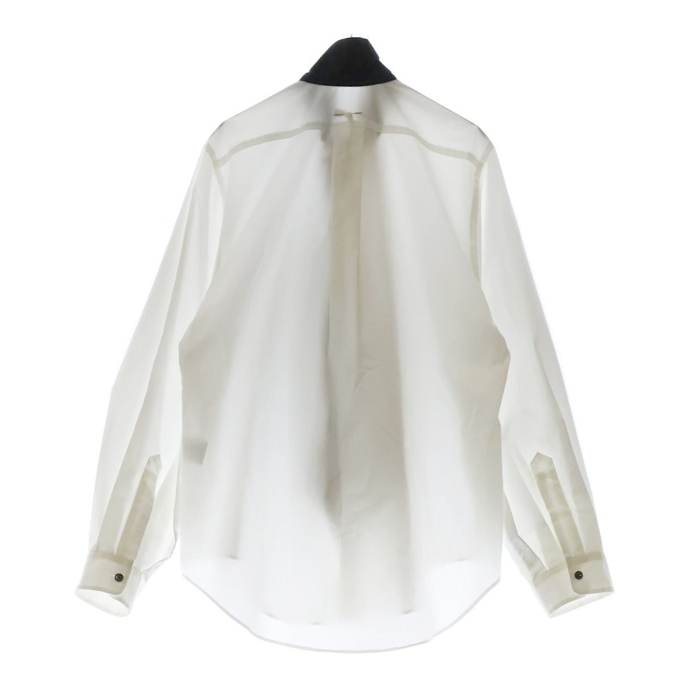 Requal(リコール) 23AW Necktie Collar Shirt ネクタイカラーシャツ ボタンダウン長袖シャツ